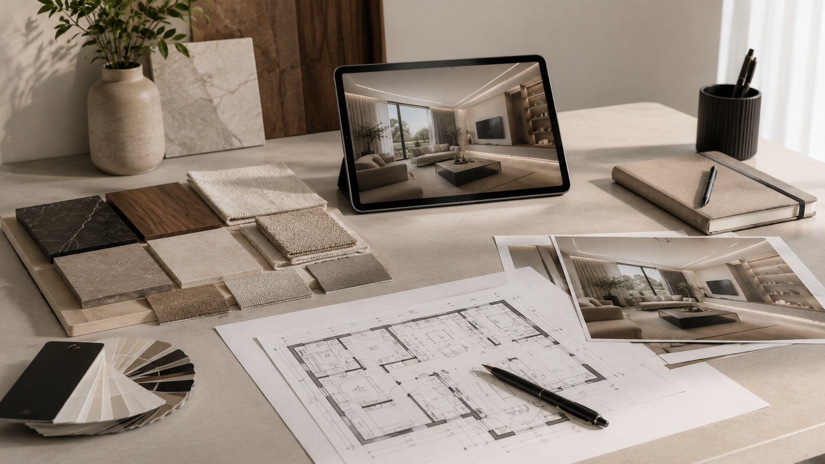 Diseño y propuesta con planos, materiales y render 3D de la reforma