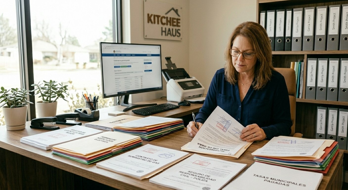 Gestión administrativa de permisos y licencias de obra en Kitchee Haus